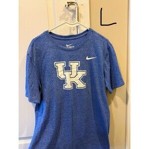 Nike University Of Kentucky Wildcats Crew Neck College Shirt Mens Size L Blue